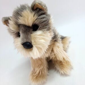 yettie yorkie Puppy Dog Realistic Douglas 11" Cuddle Toys Plush Sitting Standing